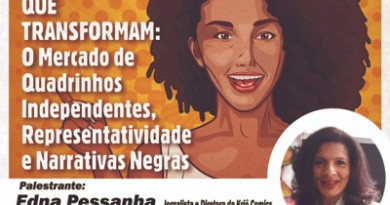 Jornalista Edna Pessanha, diretora da Editora Kriô Comics, realizará uma palestra/roda de conversa na Fábrica de Cultura 4.0 em São Bernardo do Campo